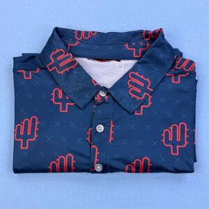 Yatta "Desert Heat" Men's Performance Golf Polo Cactus Size M? 1110
